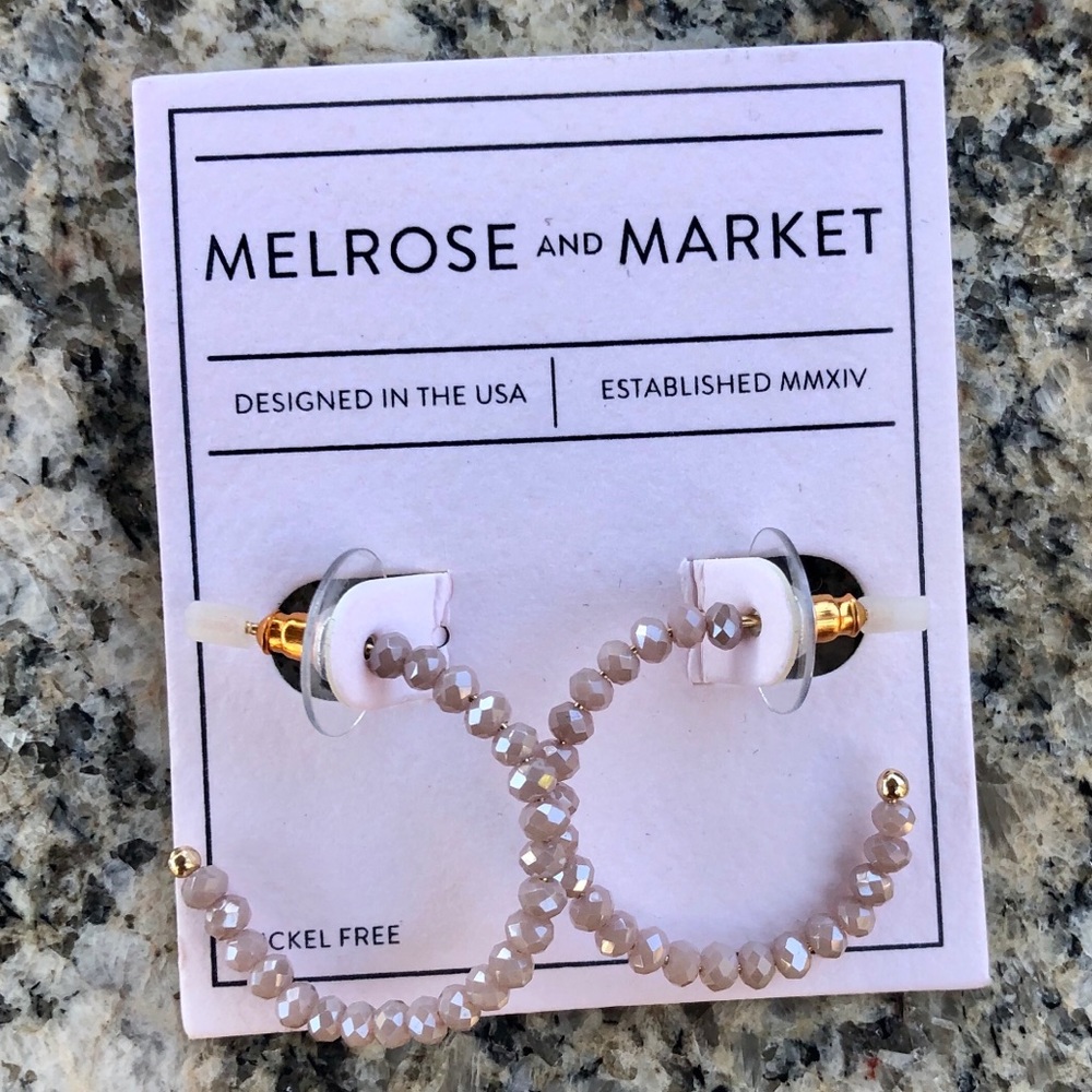 NWT Quartz Melrose & Market Earrings
